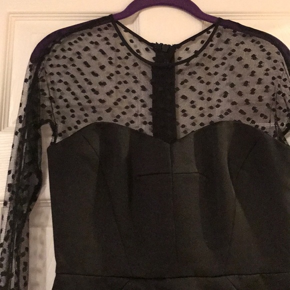 Milly Polka Dot Black Dress - Picture 2 of 4